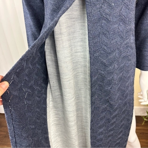 Elisia  Dress Sweater Sz S Long Slits Knit NWT - Picture 7 of 14